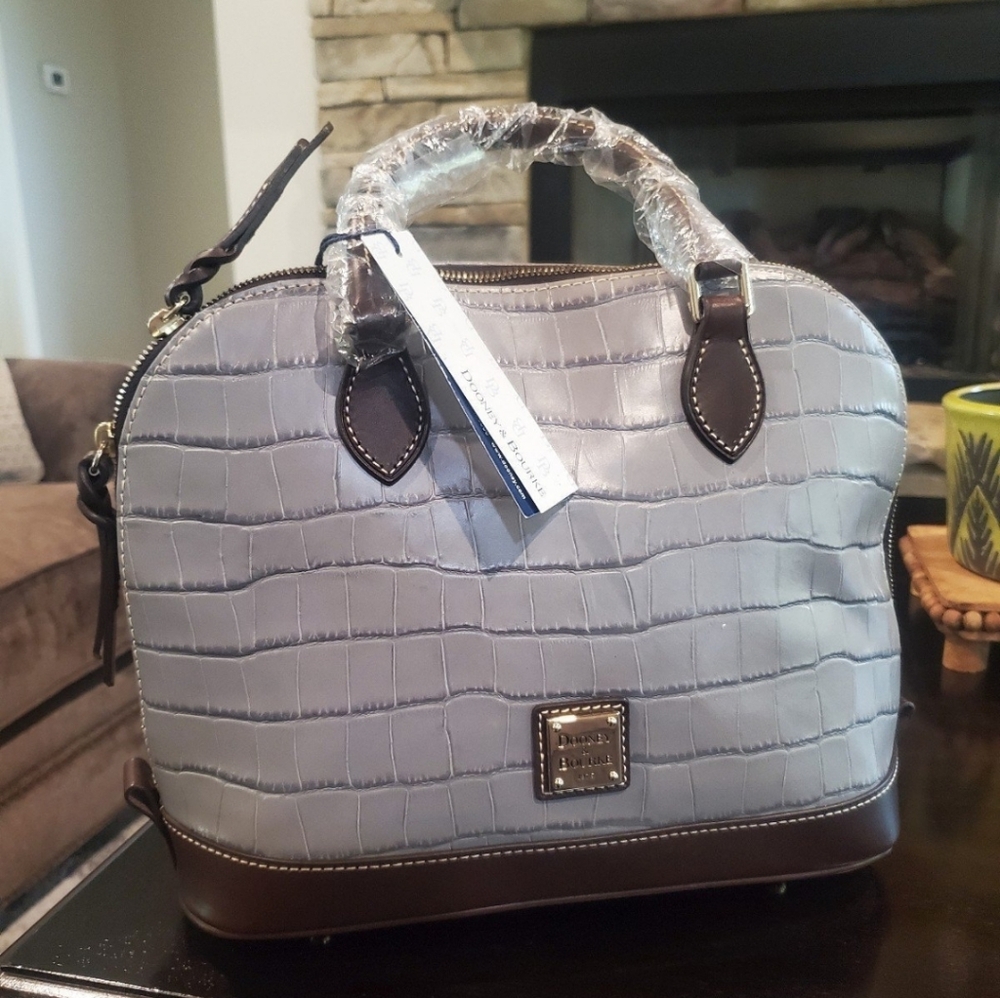 Dooney And Bourke Zip Zip Satchel Bag-NWT